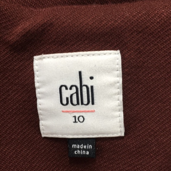 CAbi Burgundy Currant Boss Pencil Skirt Womens 10 Fall 2018 - Picture 9 of 12